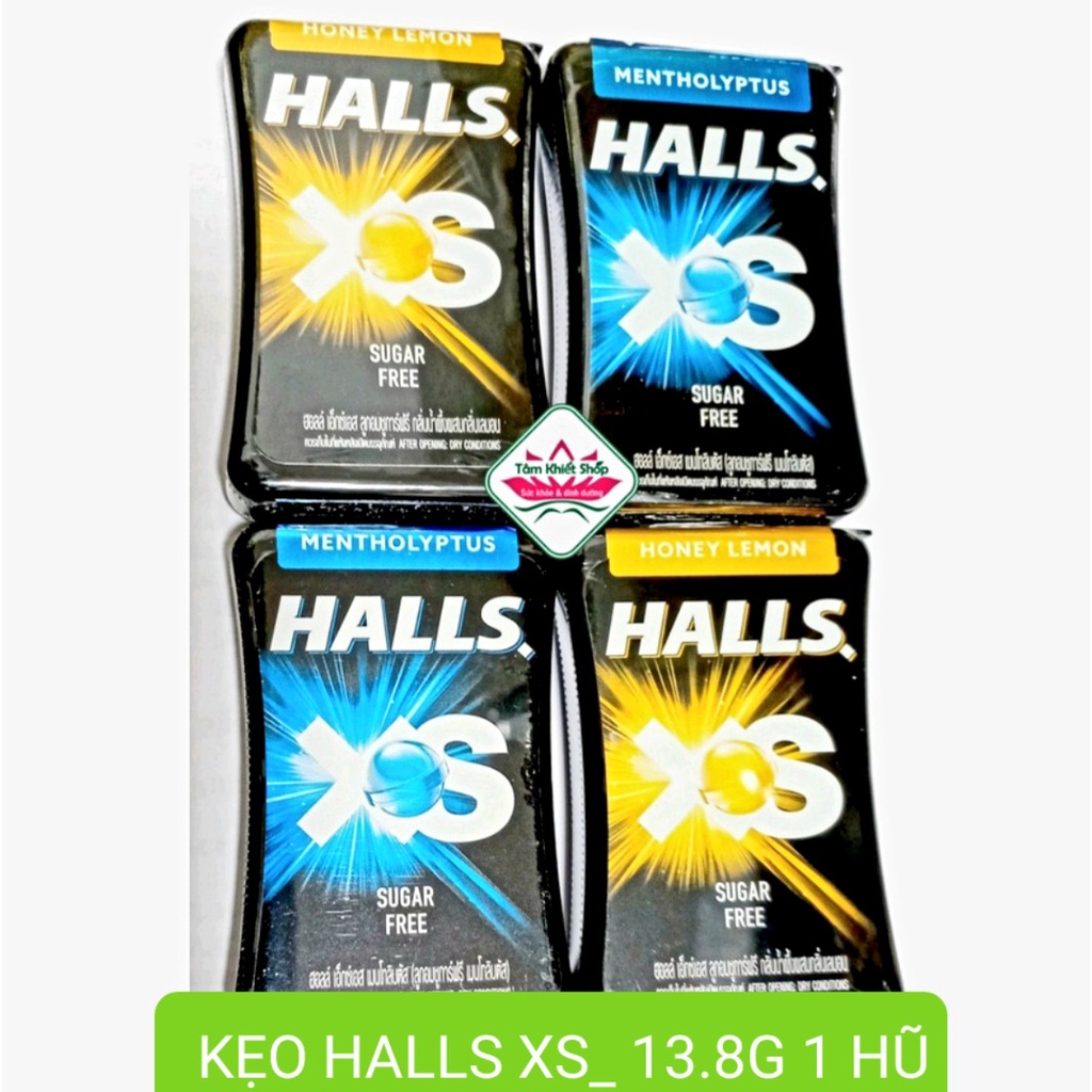 kẹo ngậm halls xs không đường 13.8gr hủ hsd :24/4/2022