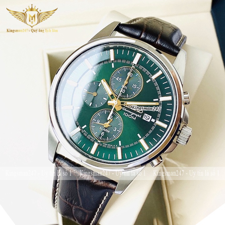 Đồng hồ nam chính hãng Seko dây da đẹp cao cấp, chạy 6 kim , thời trang sang trọng lịch lãm