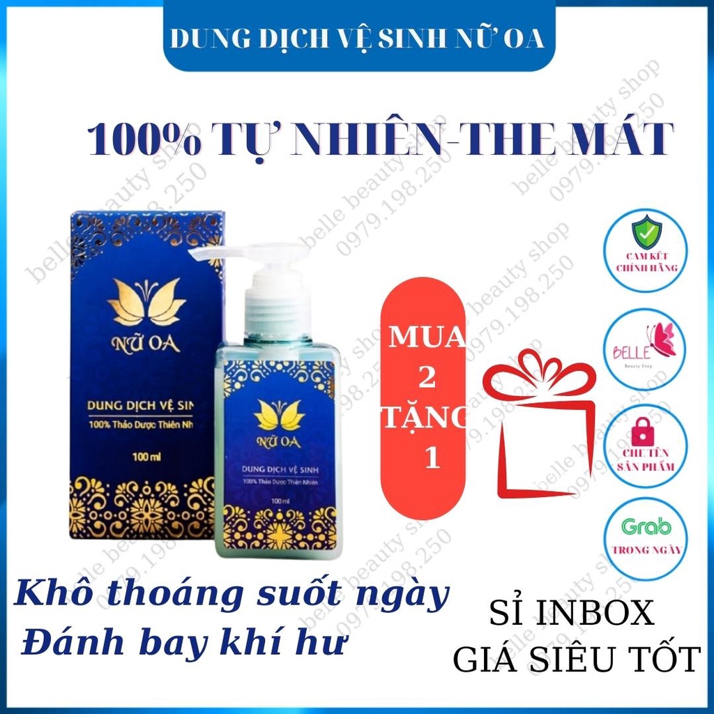 HÀNG CÔNG TY- DUNG DỊCH VỆ SINH NỮ OA 40ml- 100% từ thiên nhiên, không bọt, không chất bảo quản