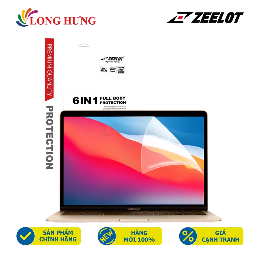 Dán màn hình 6 trong 1 Zeelot Macbook Pro 16 inch - Hàng chính hãng