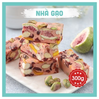 Kẹo Nougat Spring cao cấp Nhà Gạo hộp 300 gram