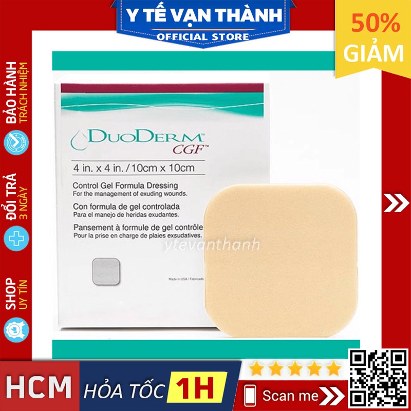 ✅ Miếng Dán Chống Loét- DuoDerm CGF, chống lở loét, tỳ vết thương -VT0463 | Y Tế Vạn Thành