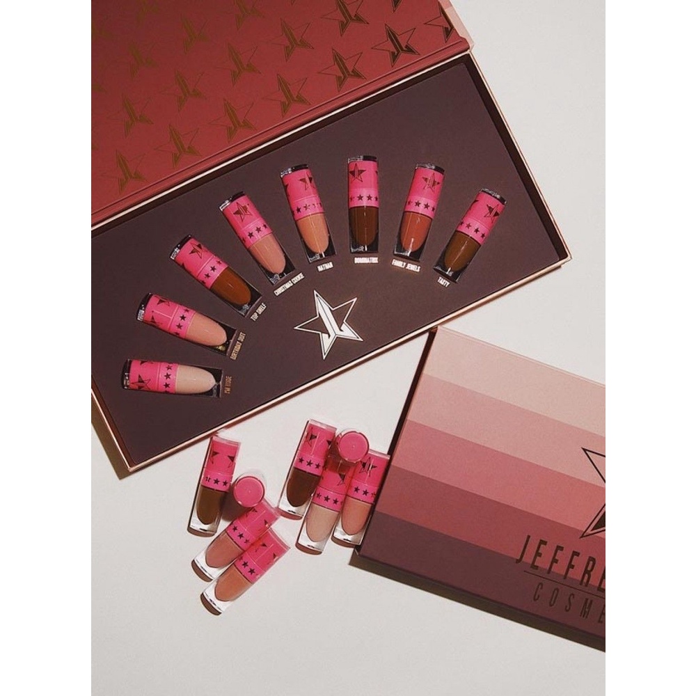 Set Son Kem Lì Jeffree Star Cosmetics - MINI NUDES BUNDLE VOLUME 2