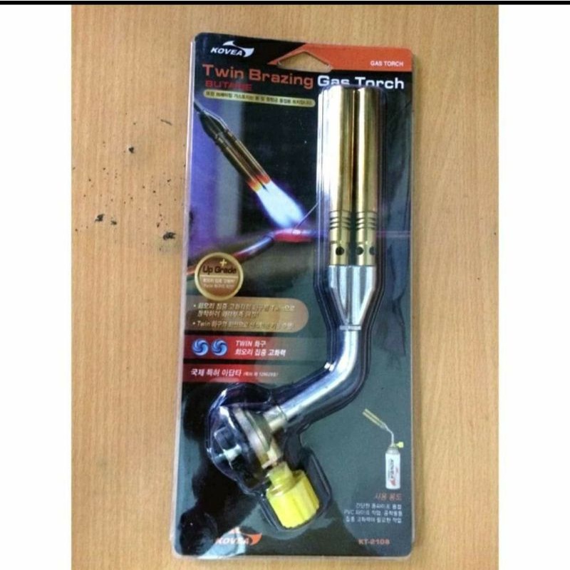 Khò ga mini 2 ống KT - 2108, Đèn khò hàn mini