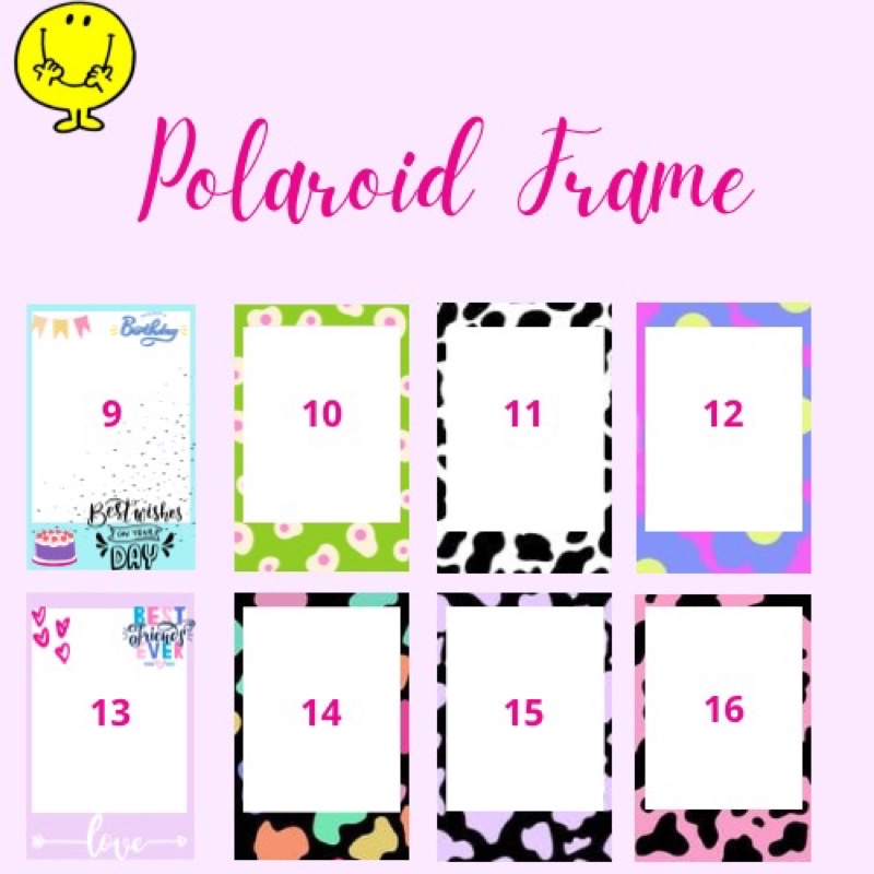 In ảnh Polaroid thiết kế sẵn theo yêu cầu