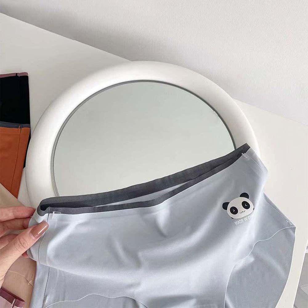 OCEANMAP Quần Lót Cotton Lụa Lạnh Không Đường May Lưng Vừa Phong Cách Hàn Quốc