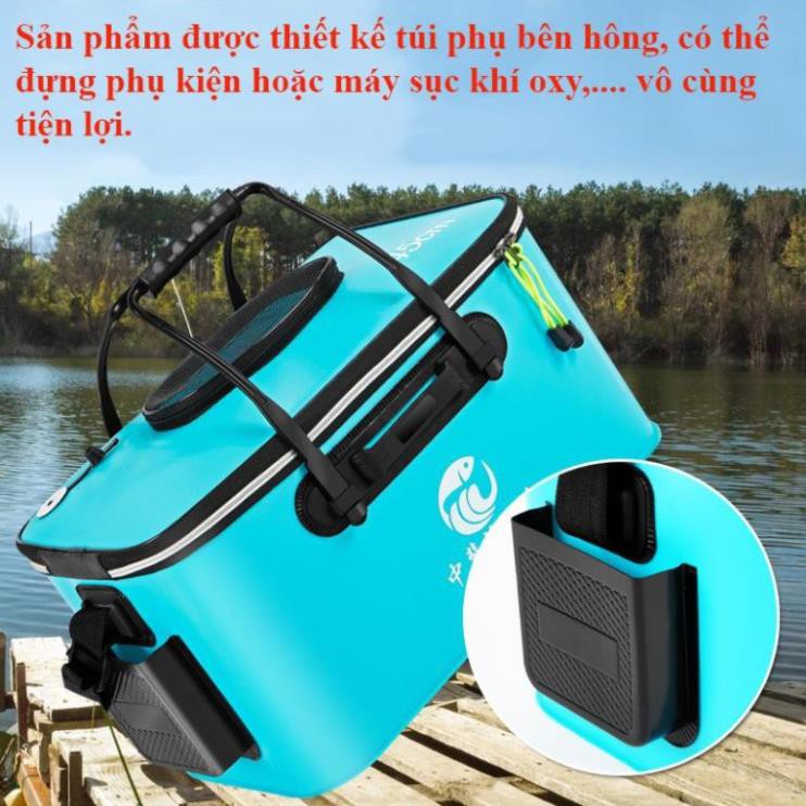 Thùng Đựng Cá Gấp Gọn Thùng Đựng Cá Đa Năng Cao Cấp  KK8 đồ câu FISHING_HD