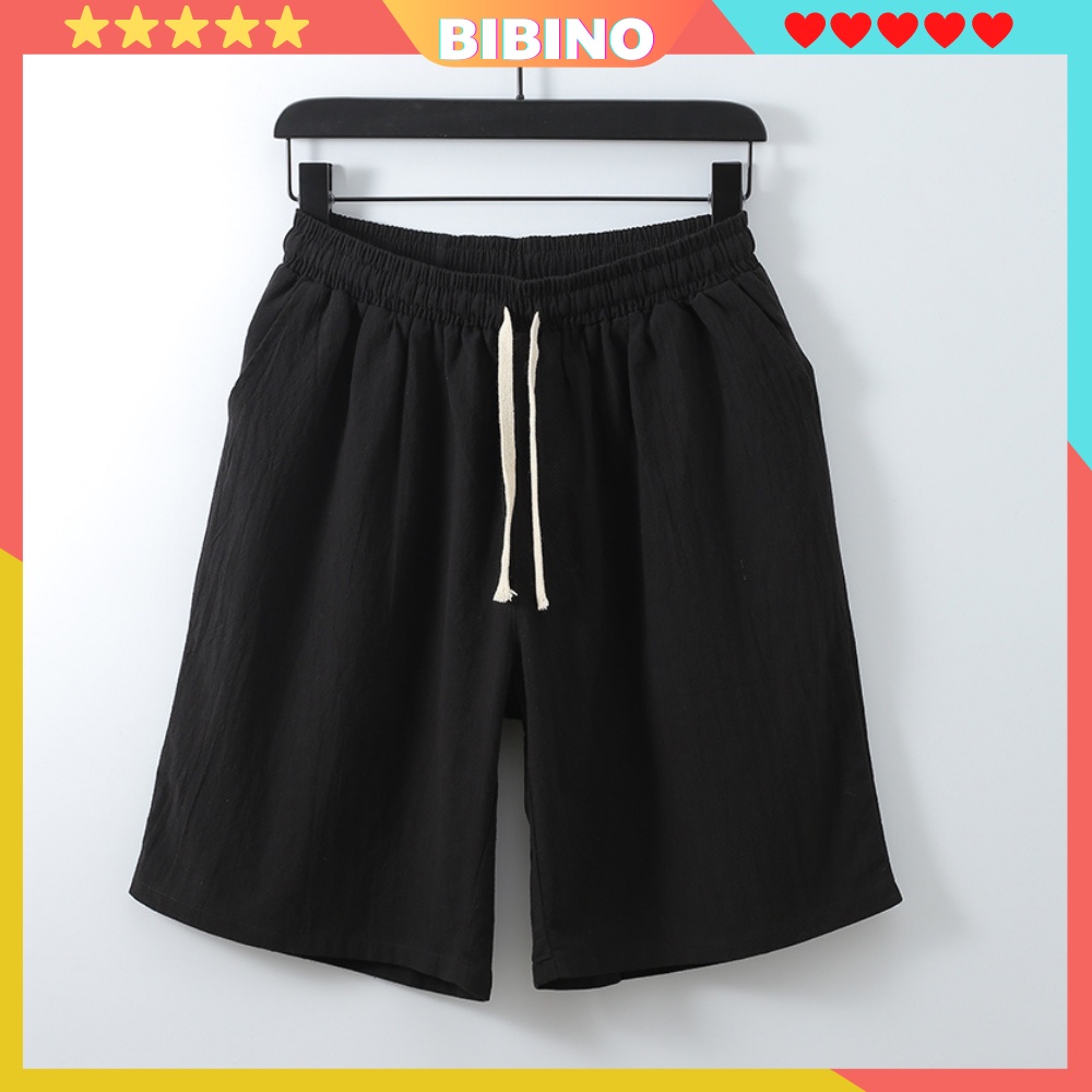 Quần đùi nam thể thao short đũi dày dặn mềm mịn thoáng mát cao cấp form rộng big size đẹp thời trang mặc nhà BIBINO