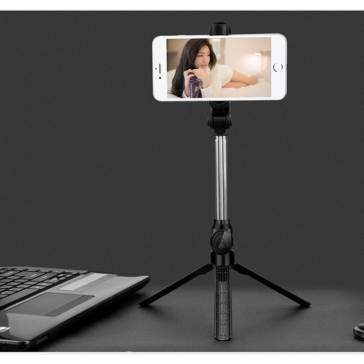 Gậy chụp ảnh tự sướng XT10 selfie kèm 3 chân đứng Tripod kết nối bluetooth - remote điều khiển từ xa - 8997