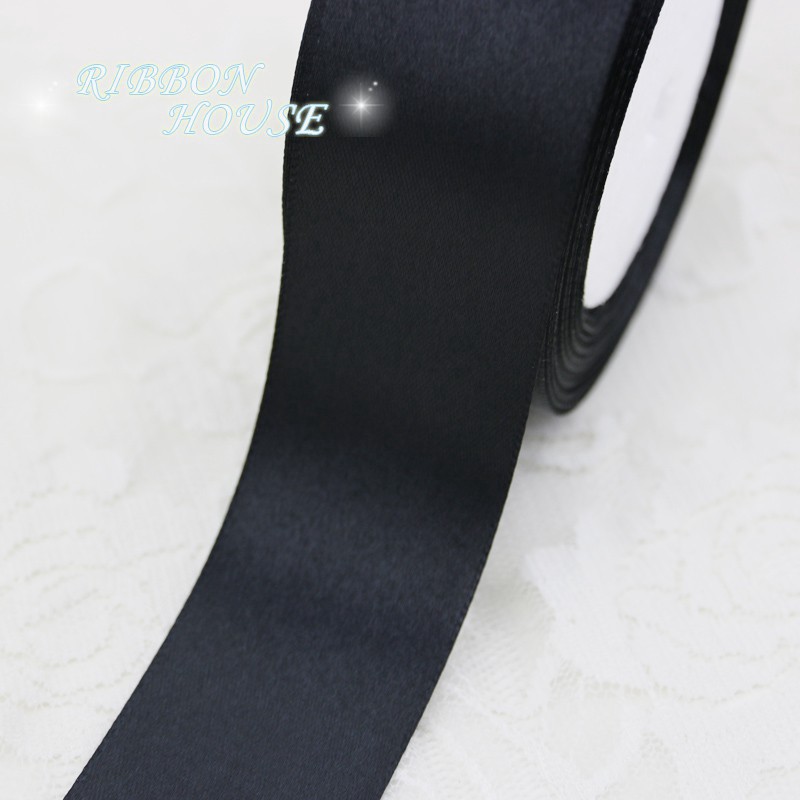 Cuộn Dây Ruy Băng 22m Màu Đen Trang Trí Đa Năng Dễ Sử Dụng