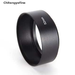 Nắp che nắng ống kính dài chất liệu hợp kim kim loại CTYE 52mm cho máy ảnh Canon Nikon New FINE