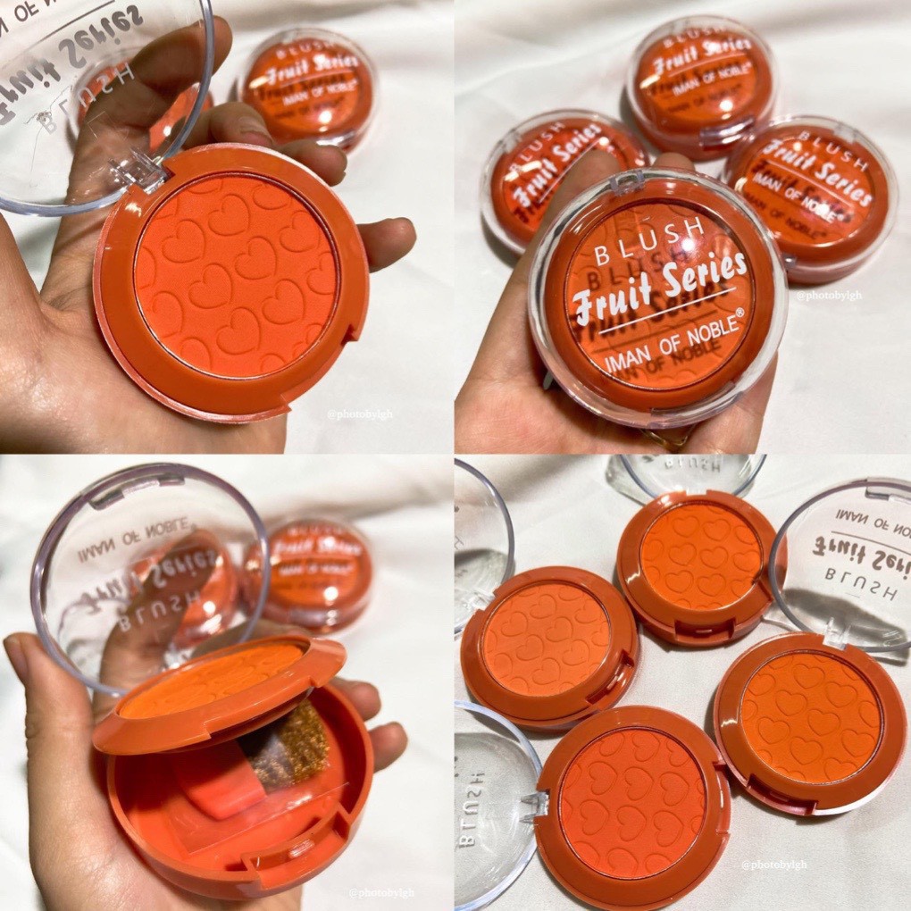 Má hồng 1 ô kiss beauty kèm cọ Blush Fruit Series
