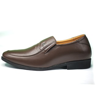 [DA BÒ 100%] Giày tăng chiều cao nam 6.5cm GL150 (Đen hoặc Nâu)