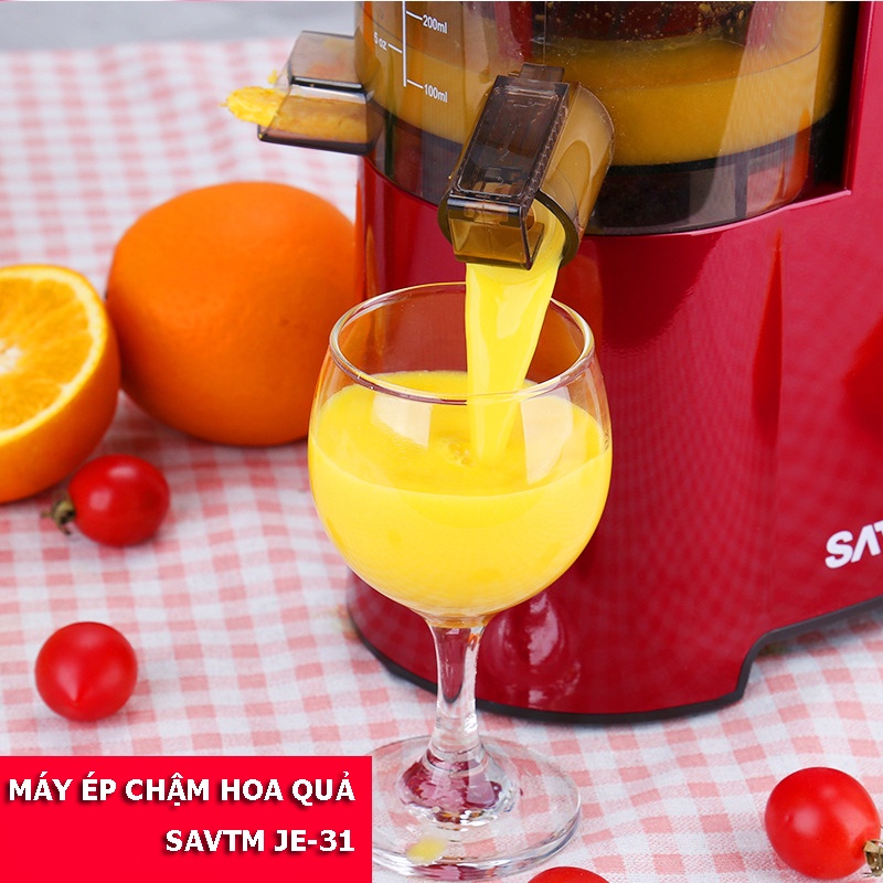 Máy Ép Chậm Giàu Vitamin SAVTM JE-31, Hàng chính hãng_Bảo hành chính hãng