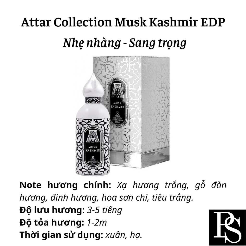 Nước hoa Nữ - Attar Collection Musk Kashmir EDP