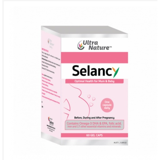 Hộp Vitamin Tổng Hợp SELANCY Dành Cho Phụ Nữ có Thai 60 viên