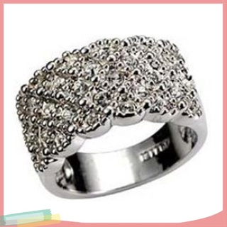 Nhẫn Đính Hôn Đính Đá Sang Trọng Cho Nữ