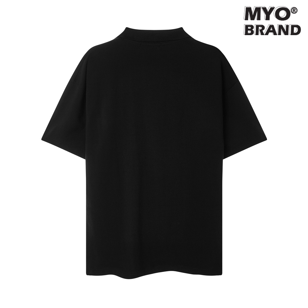 Áo Polo Form Rộng MYO Thêu Hình Nốt Nhạc