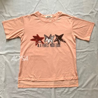 Áo thun nữ ALYSA crown form rộng