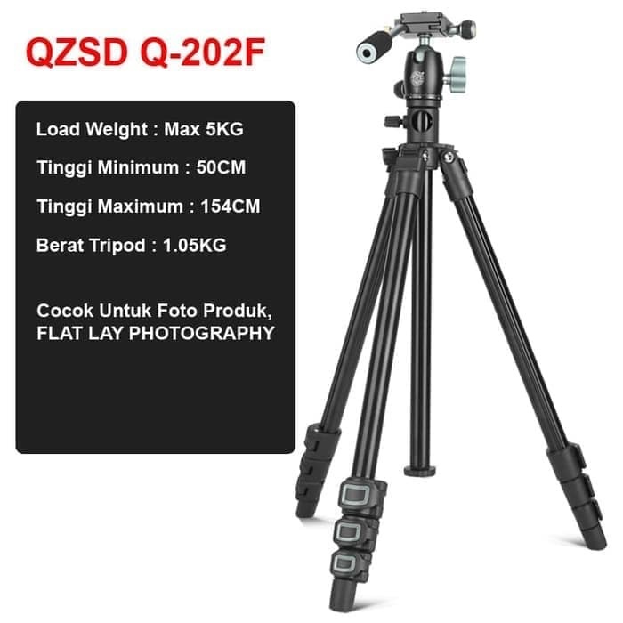 Chân máy ảnh tripod Beike Q-202F, Thanh ngang