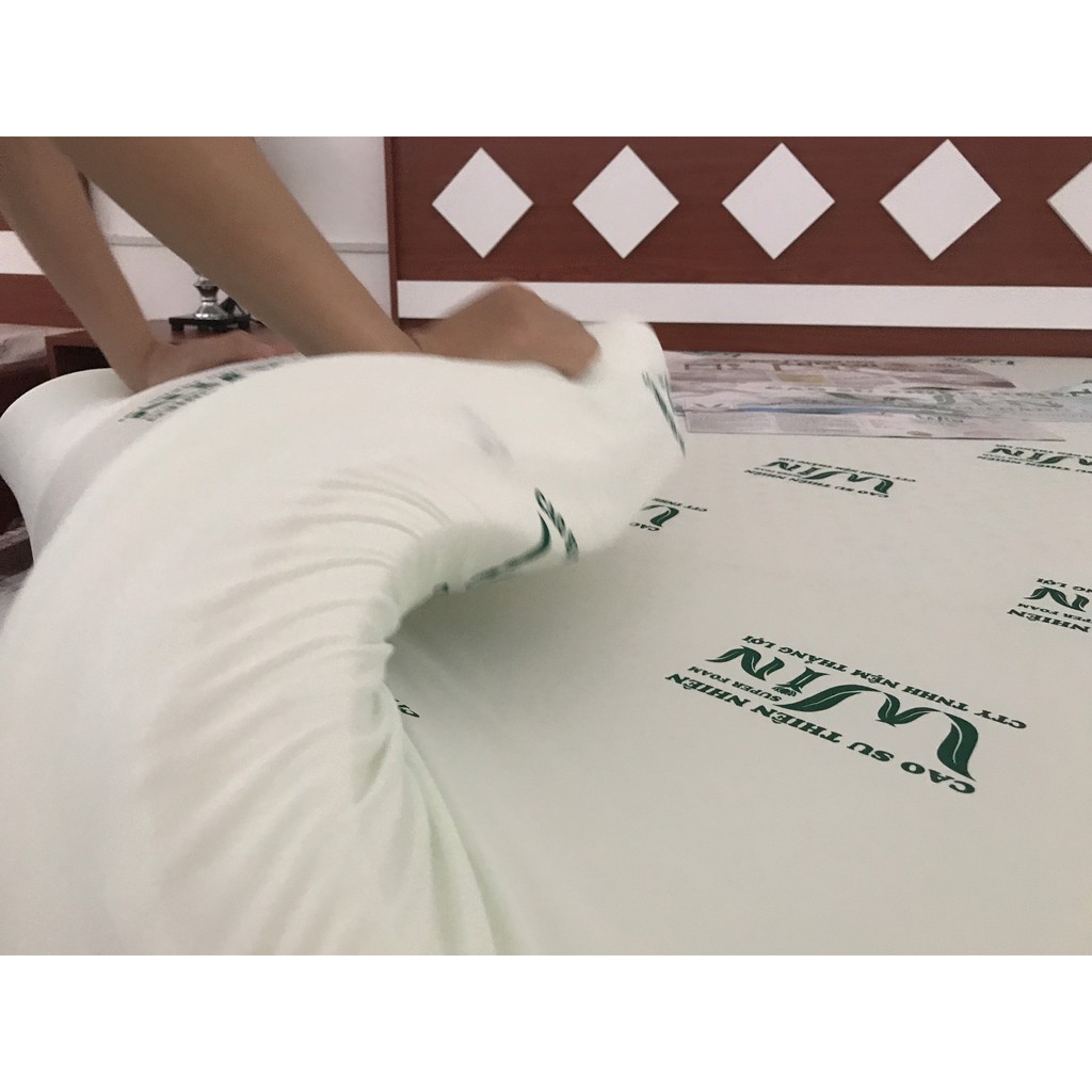 Nệm cao su thiên nhiên Win Thắng Lợi 10p chính hãng BH 15 năm, khuyến mãi tặng quà