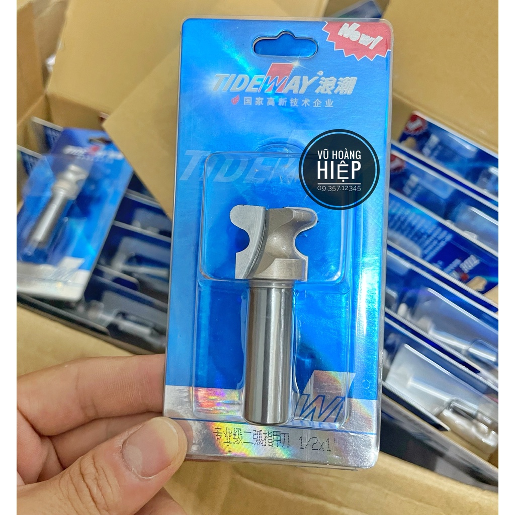 Mũi phay tay nắm âm gỗ soi rãnh cánh tủ TIDEWAY chính hãng MSTNA-TW