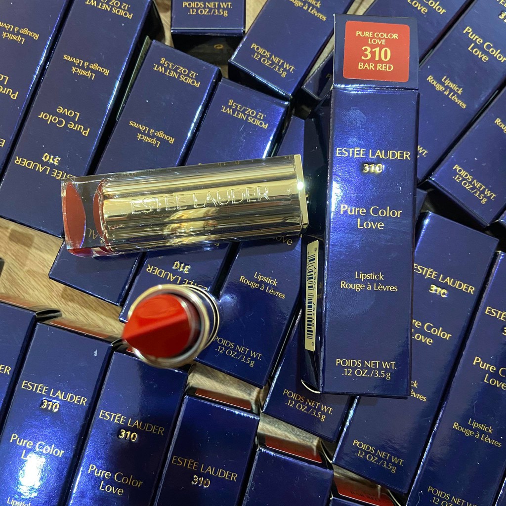 Son lì Estée Lauder Pure Color Love - màu 310 Bar Red