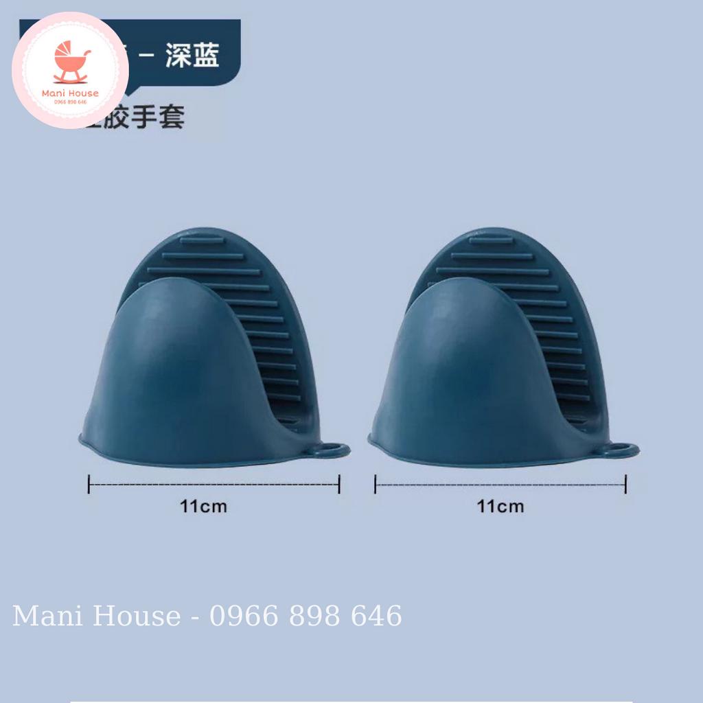 Bộ dụng cụ kẹp inox và lót nồi silicone chống nóng cho nồi nấu cháo