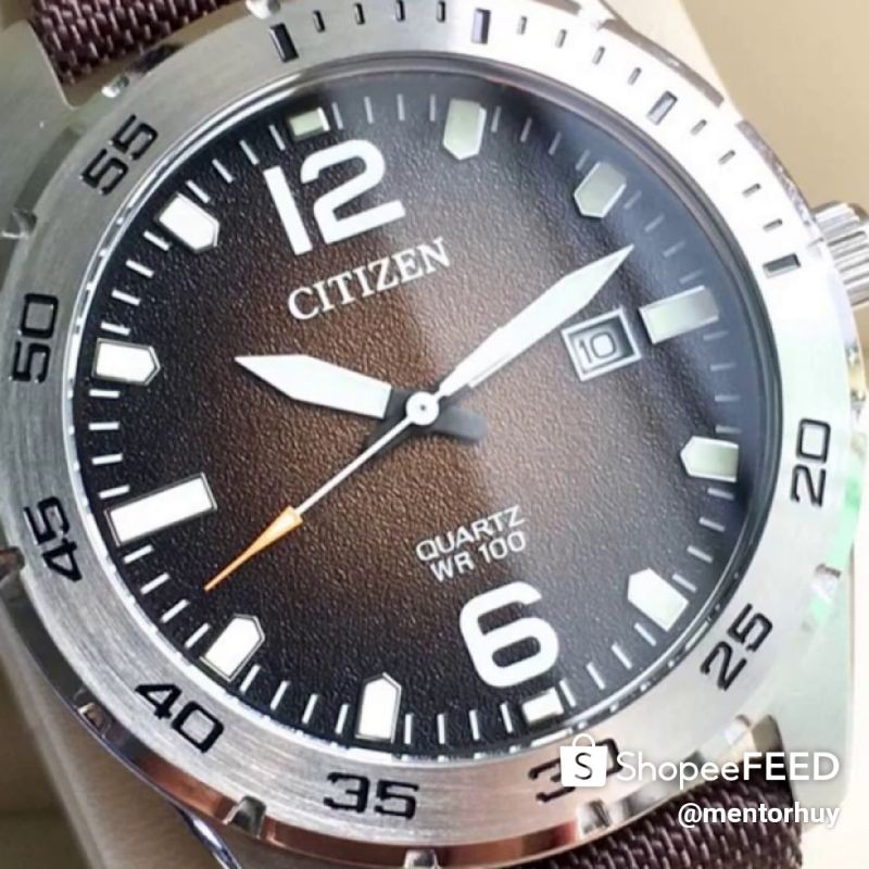 ĐỒNG HỒ THỂ THAO NAM CITIZEN DÂY VẢI MÁY QUARTZ