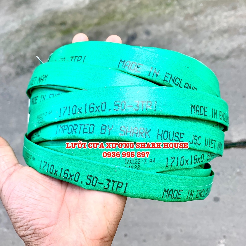 Lưỡi cưa xương thịt đông lạnh Anh Quốc loại 1710mm cho năng suất gấp 2-3 lần lưỡi cưa thông thường - SỈ GIÁ TỐT