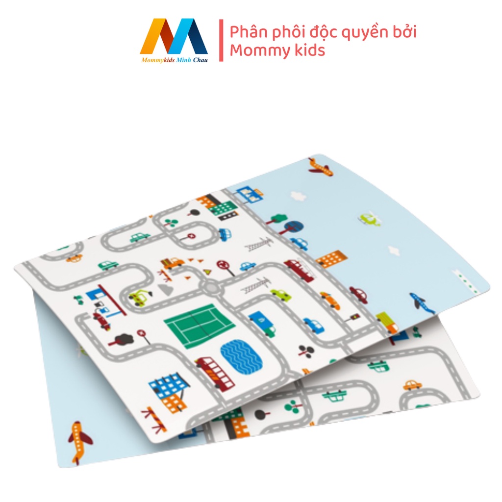 Quà tặng MOMMYKIDS MINH CHÂU quây cũi nhựa ( 1 thảm, 100 quả bóng, 1 combo ném bóng giỏ ( cột bóng, giỏ bóng, 1 bóng), 1