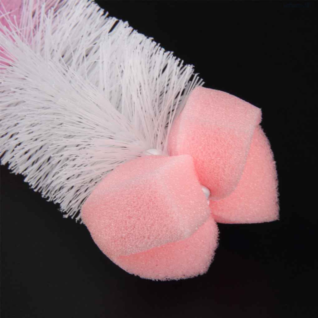 Bàn chải vệ sinh bình sữa em bé thiết kế xoay 360 độ tiện dụng