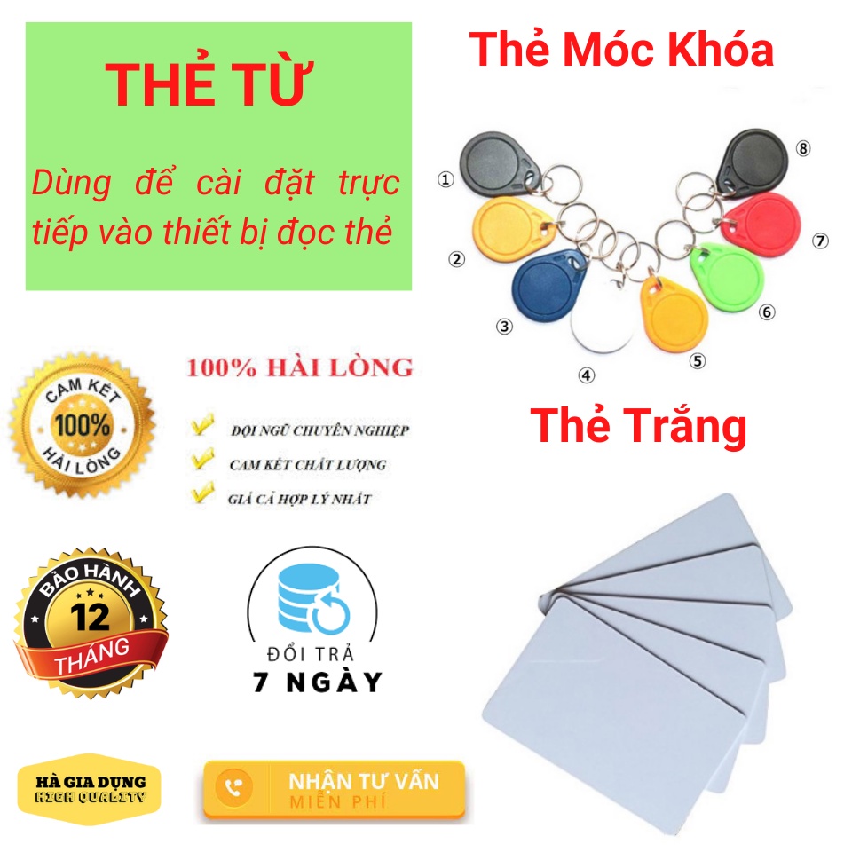 Thẻ từ cảm ứng cho máy chấm công/ thang máy/ gửi xe/ khóa