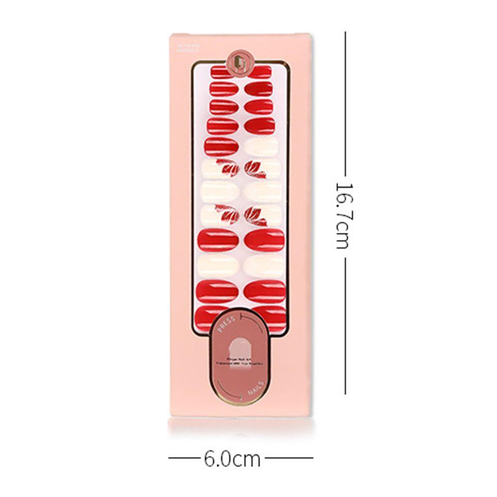Bộ 28 Móng Tay Giả Làm Đẹp Kèm Vỏ Acrylic