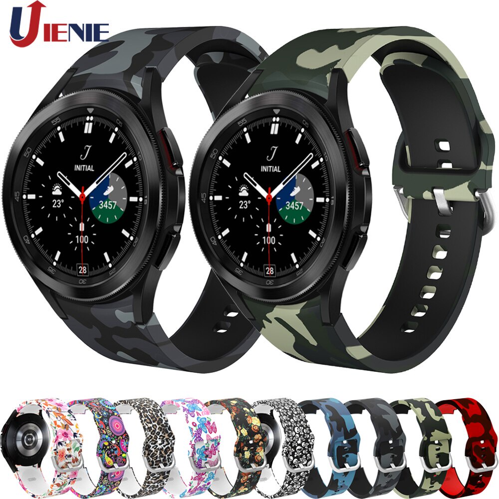 Dây đeo silicon 20mm cho đồng hồ thông minh Samsung Galaxy 4 Classic 46mm 42mm/ Watch4 44mm 40mm