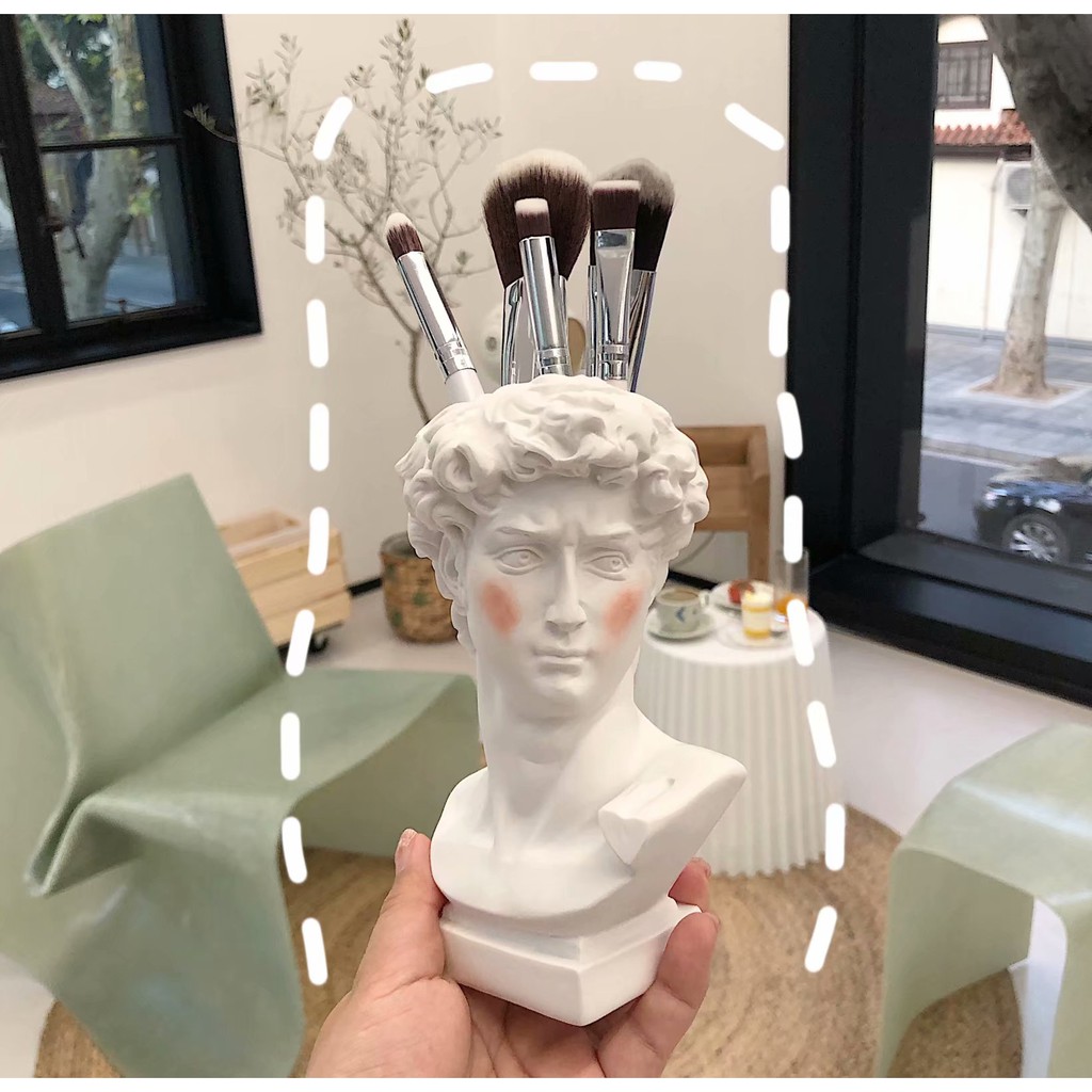 Tượng trưng bày Hy Lạp vua DAVID 15cm/17cm trang trí, decor nhà cửa