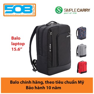 Balo E-City 2, Balo SimpleCarry, Balo laptop SimpleCarry E-City 2 cho laptop 15.6" - Bảo hành chính hãng 10 năm