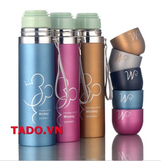 Bình giữ nhiệt mickey 500ml (giao màu ngẫu nhiên) GD782