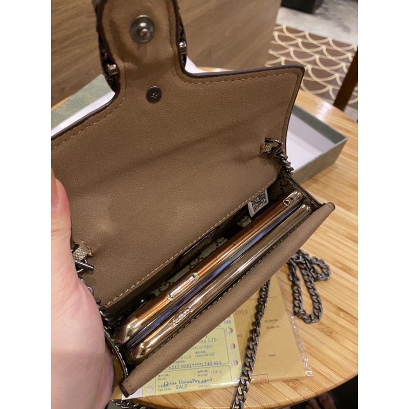 Túi Chữ CII Sz mini 18cm kèm hộp