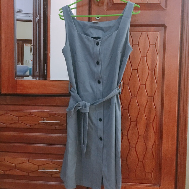 Đầm suông nơ eo (hàng thanh lý)