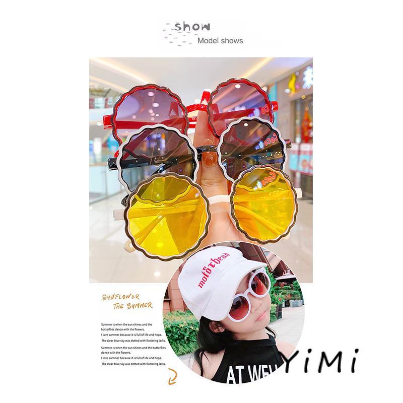 Kính râm gọng tròn thời trang sành điệu cho trẻ em