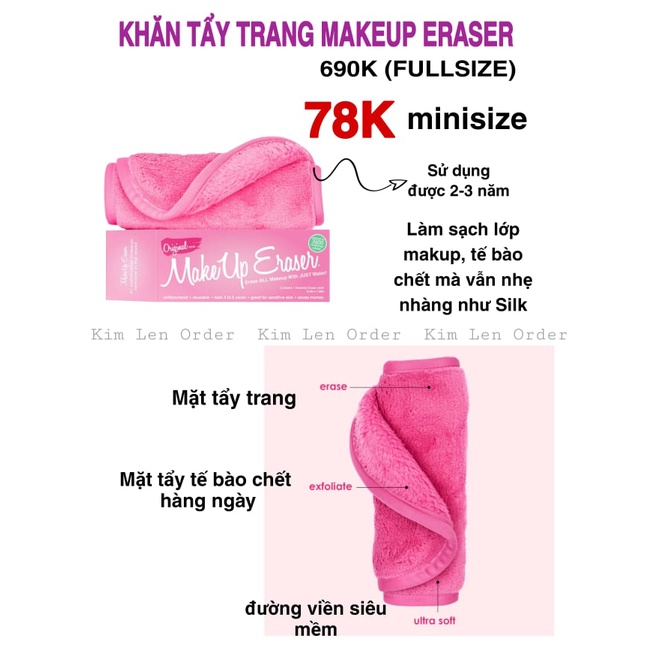 KHĂN TẨY TRANG MAKEUP ERASER