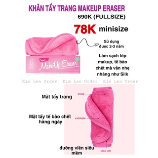 Khăn tẩy trang makeup eraser
