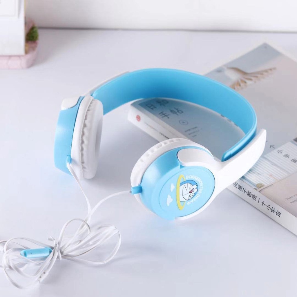 Tai nghe chụp tai Doraemon/ Hello Kitty