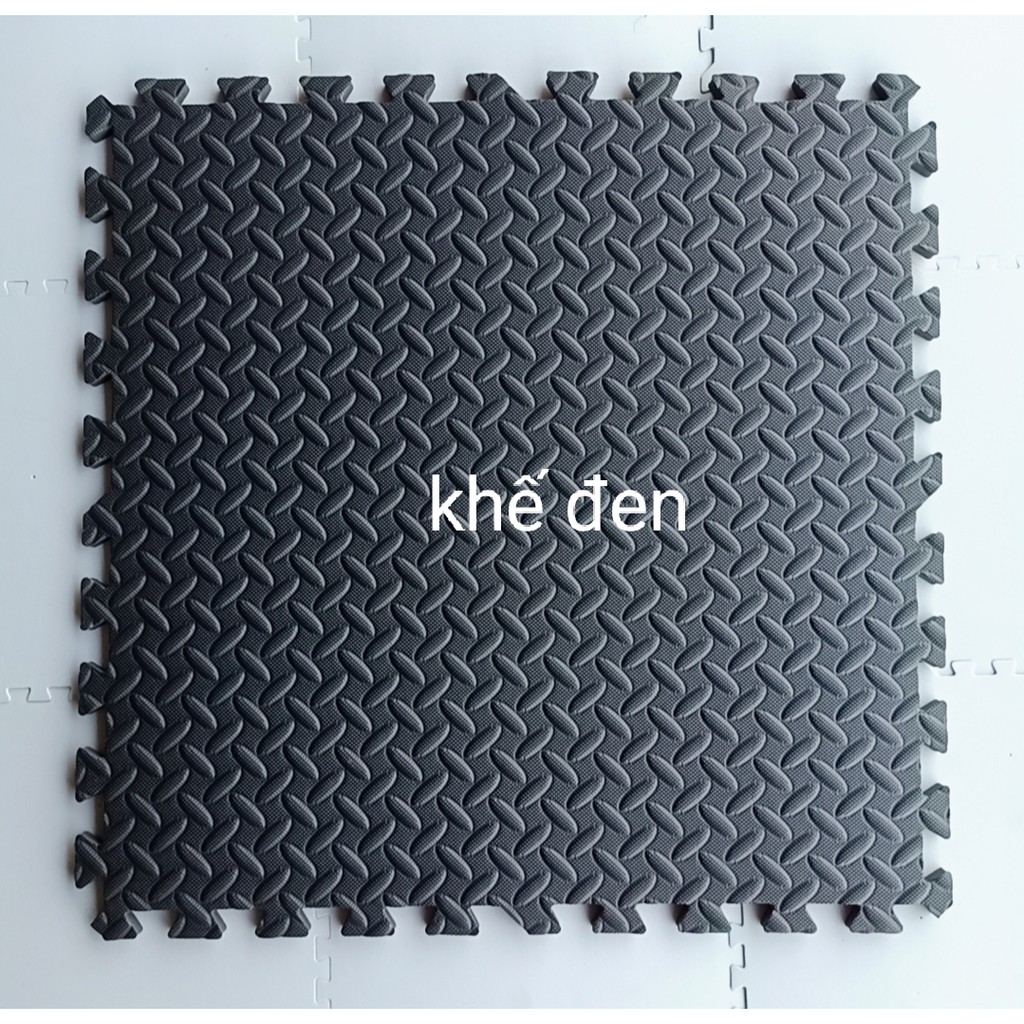 Thảm xốp KT60x60x1cm SP ít lỗi ghép đơn màu giá 13000₫