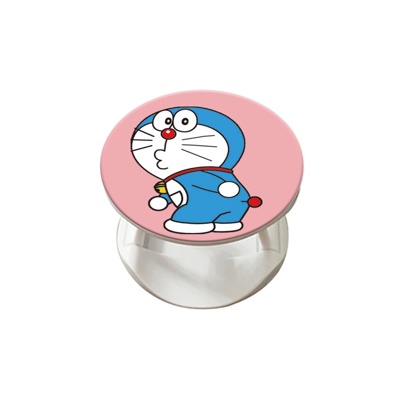 Giá đỡ điện thoại hình Doraemon dễ thương thích hợp cho iPhone 12 11 OPPO A9 2020 A12 A7 VIVO Y20