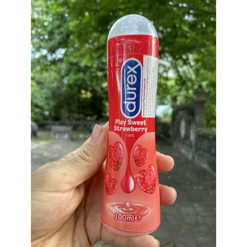 GEL BÔI TRƠN DUREX PLAY SWEET STRAWBERRY LUBE 100ML