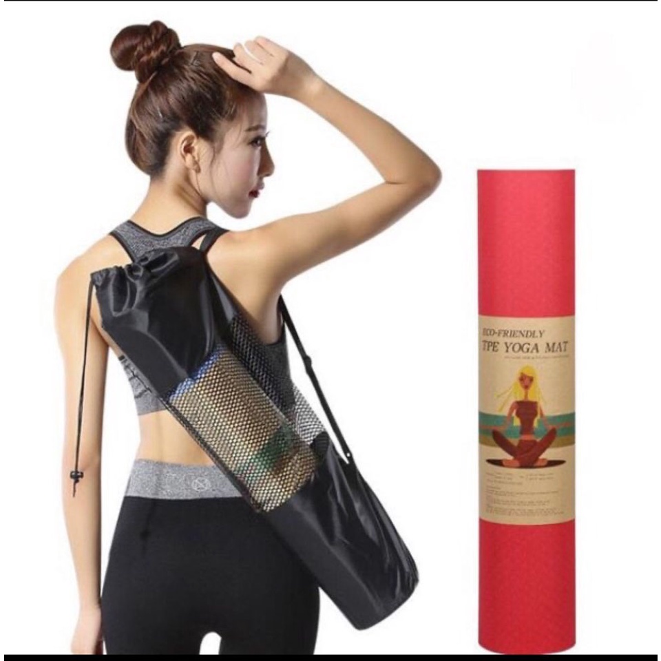 Thảm YOGA YG01 thảm tập tại nhà tiện dụng loại 0.6cm nhiều màu kèm túi