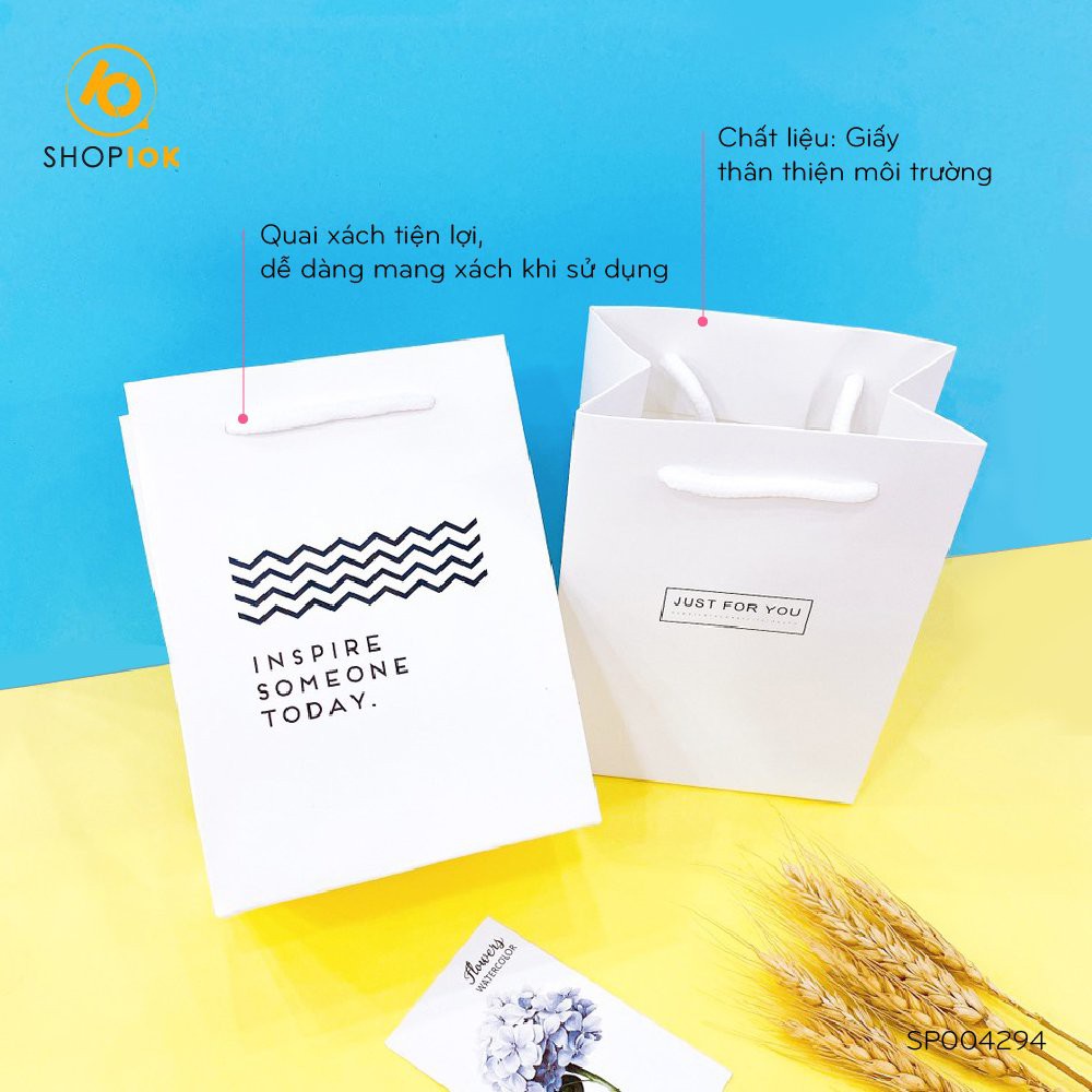 Túi đựng quà giấy sang trọng, túi giấy gói quà nhiều màu đẹp – SP004294