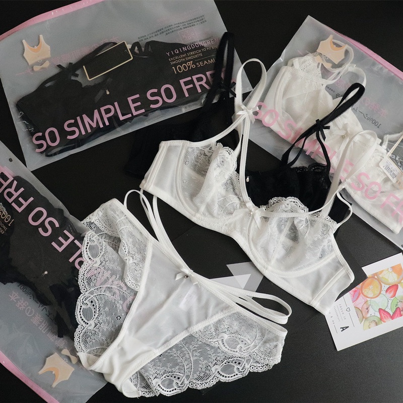 Bộ đồ lót nữ ren mỏng có gọng cao cấp, trẻ trung (MS 07012) Anna Shop